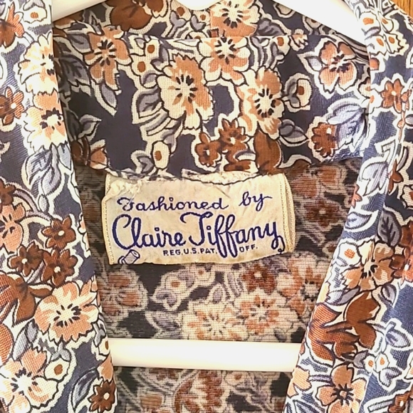 Women's Claire Tiffany vintage early 1900 front zipper dress. Waist 31, bust 38. - Picture 2 of 5